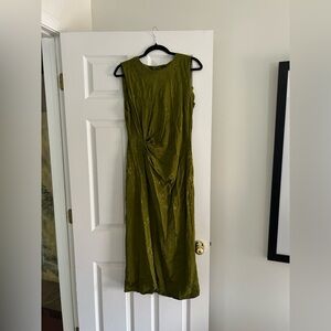 Zara Olive Green Maxi Dress